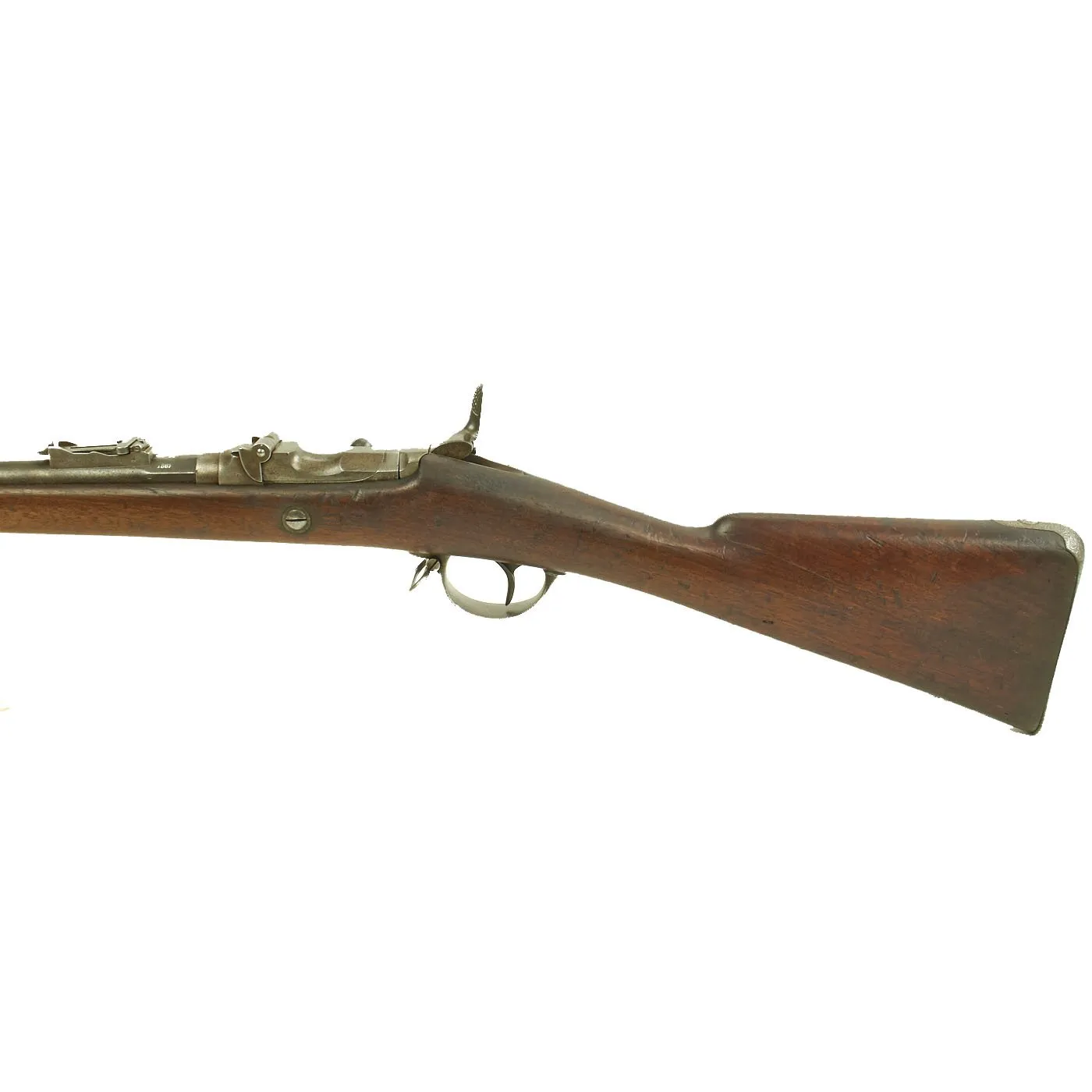 Original Belgian M-1867 Albini-Braendlin 11mm Trapdoor Infantry Rifle with External Hammer - dated 1867