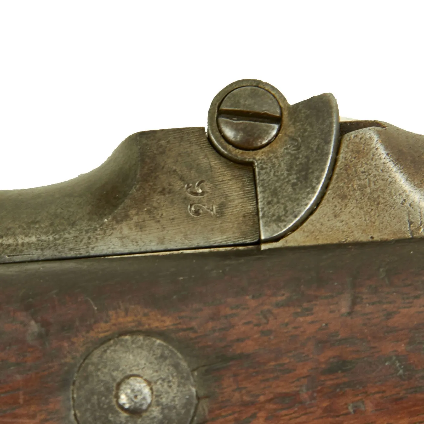 Original Belgian M-1867 Albini-Braendlin 11mm Trapdoor Infantry Rifle with External Hammer - dated 1867
