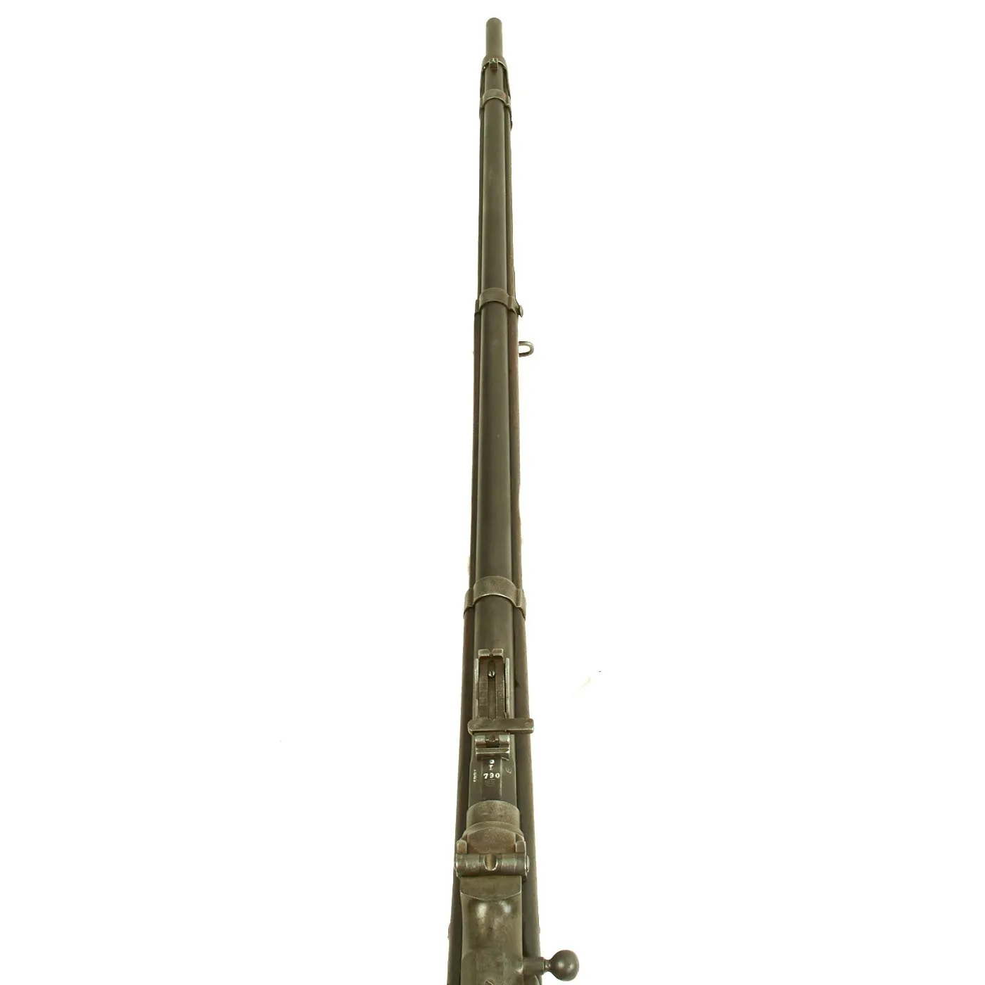 Original Belgian M-1867 Albini-Braendlin 11mm Trapdoor Infantry Rifle with External Hammer - dated 1867