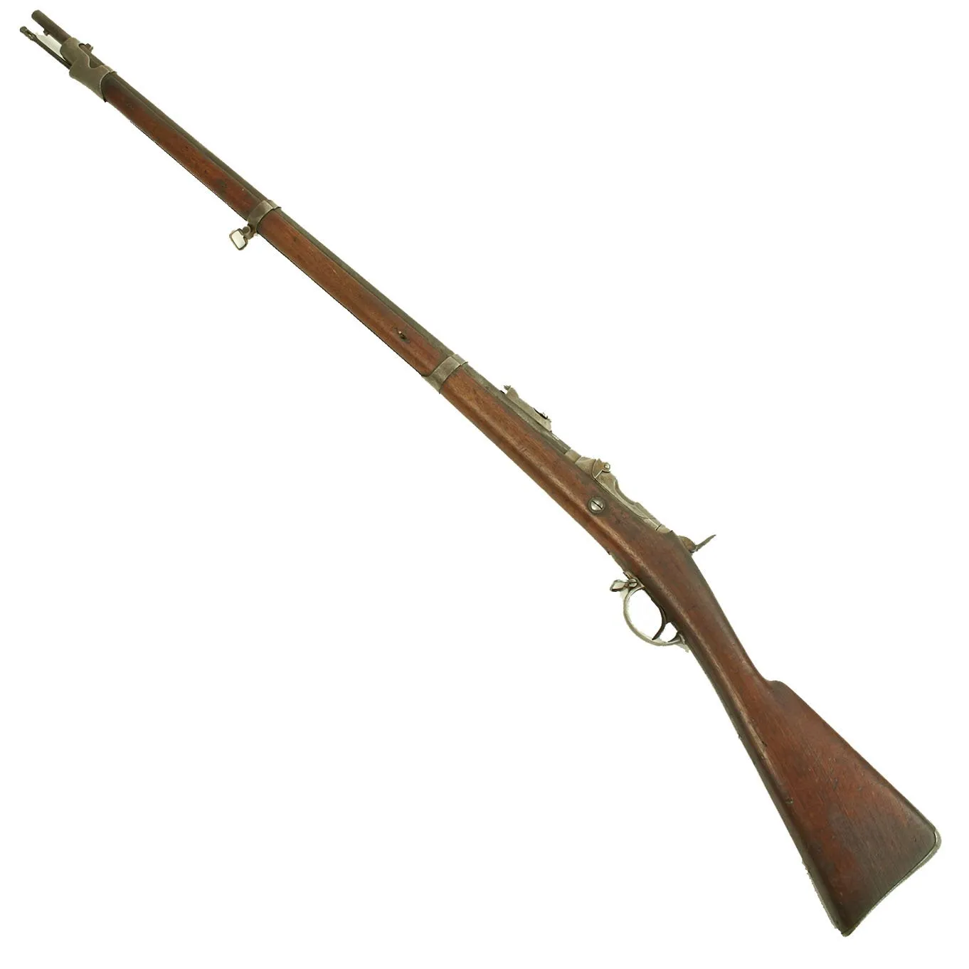Original Belgian M-1867 Albini-Braendlin 11mm Trapdoor Infantry Rifle with External Hammer - dated 1867