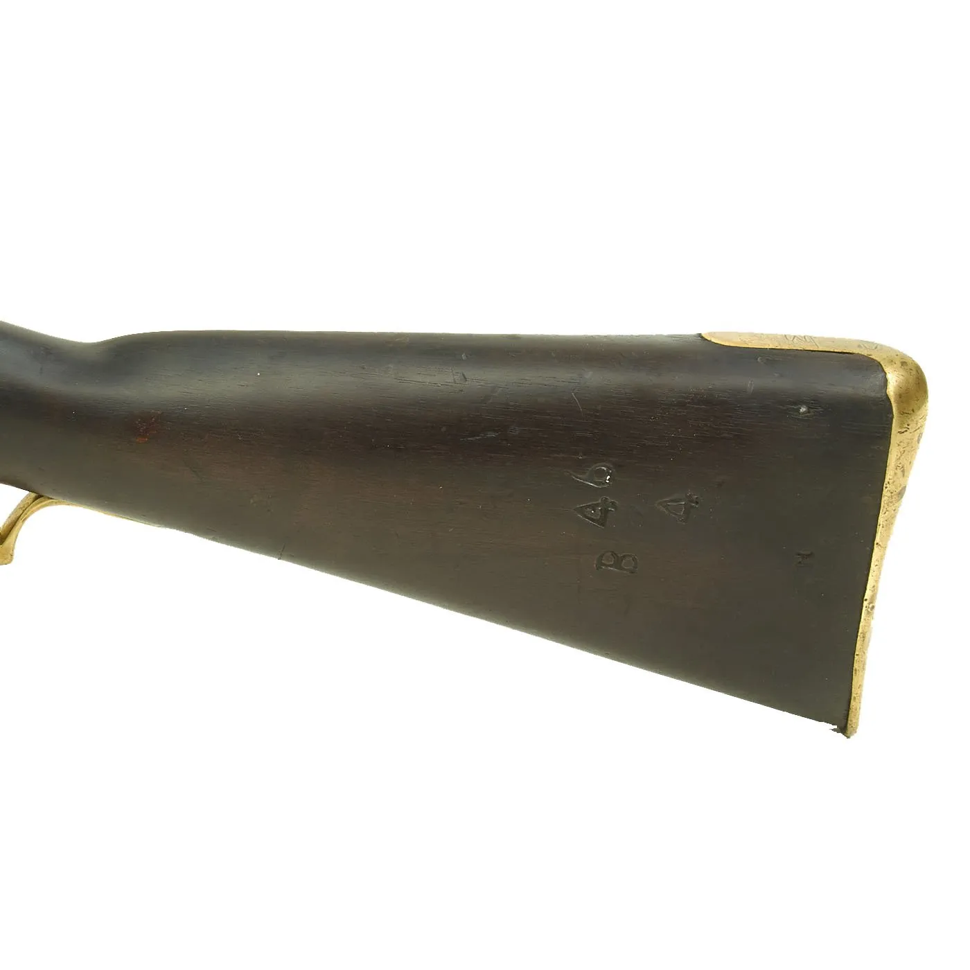 Original British East India Company P1842 Sappers & Miners Model E Short Musket with Sword Bayonet