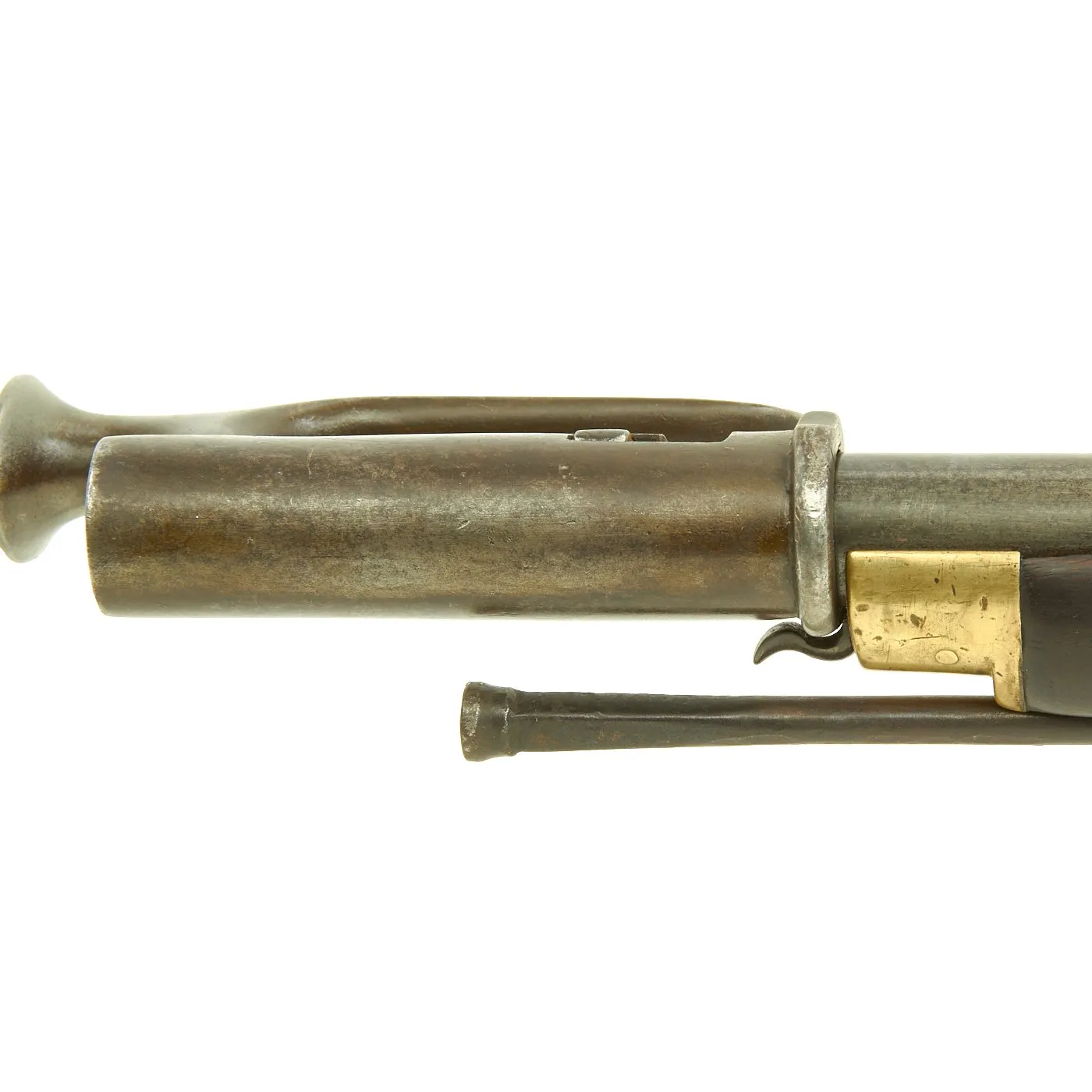 Original British East India Company P1842 Sappers & Miners Model E Short Musket with Sword Bayonet