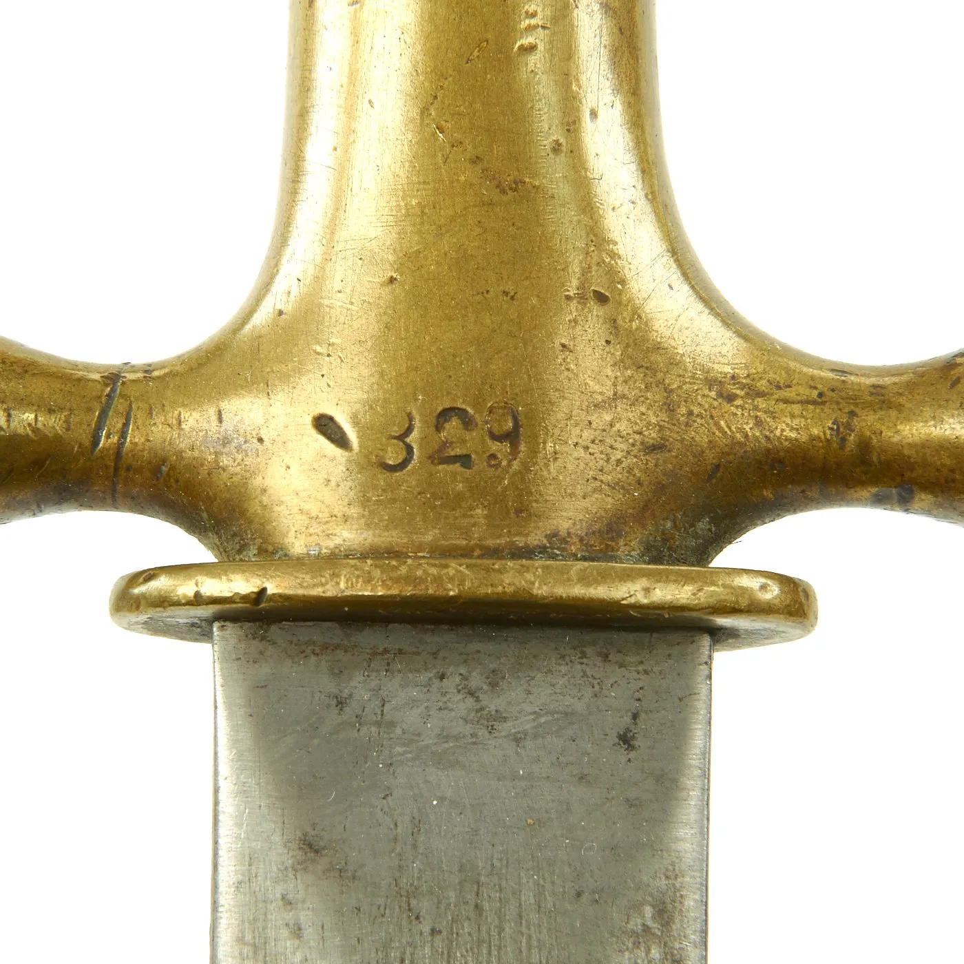 Original Danish Model 1853/66 Snider Naval Rifle Sword Bayonet with Regimental Marking