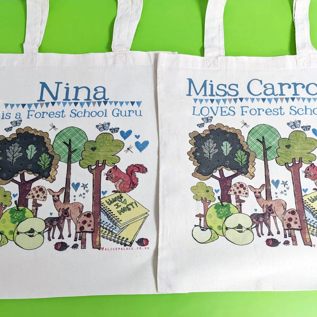 Personalised Forest School Bag