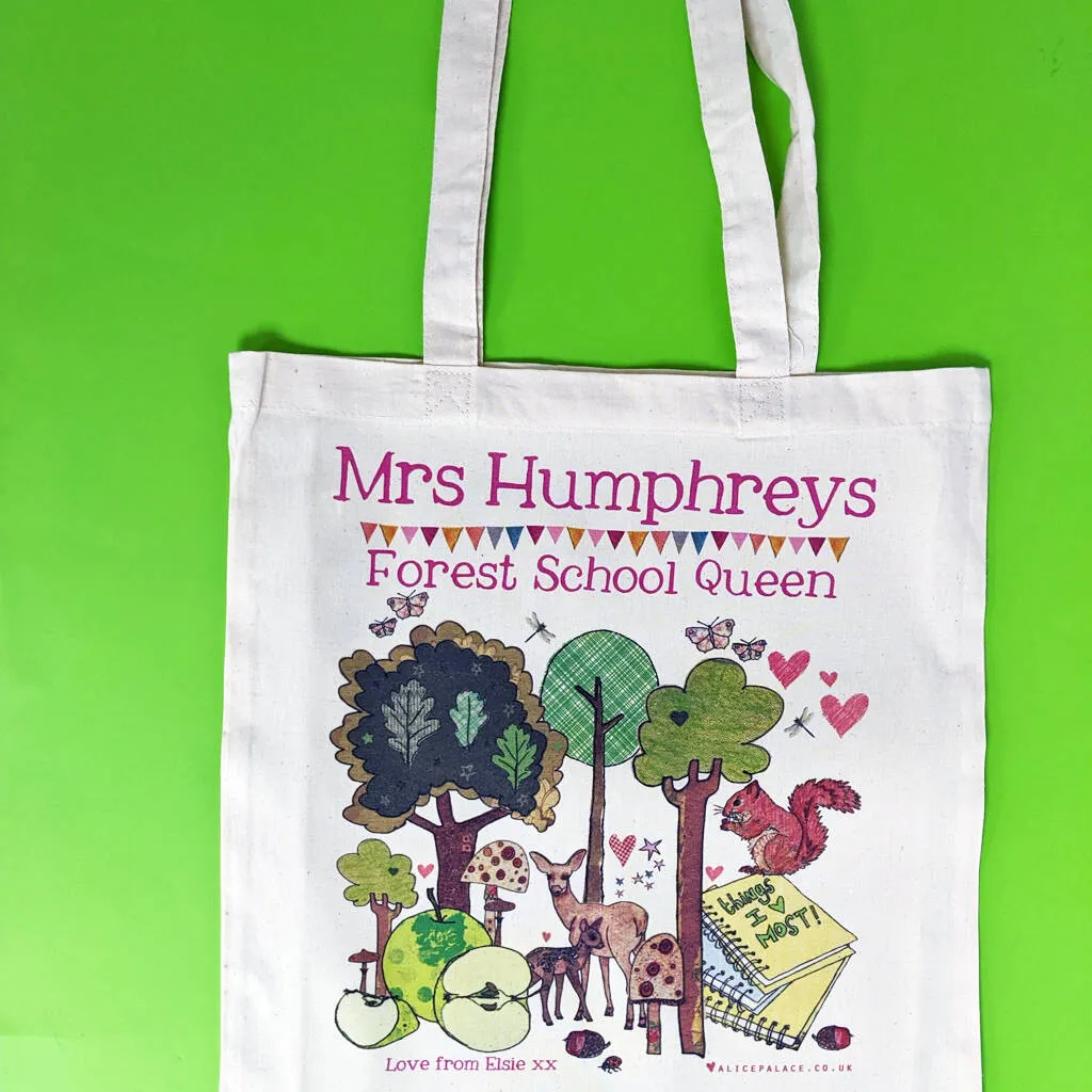 Personalised Forest School Bag