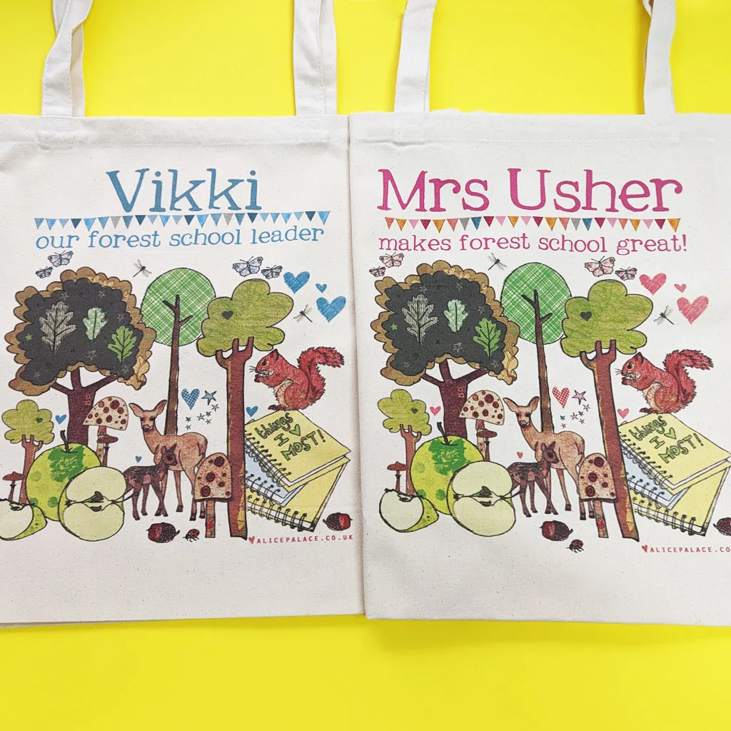 Personalised Forest School Bag