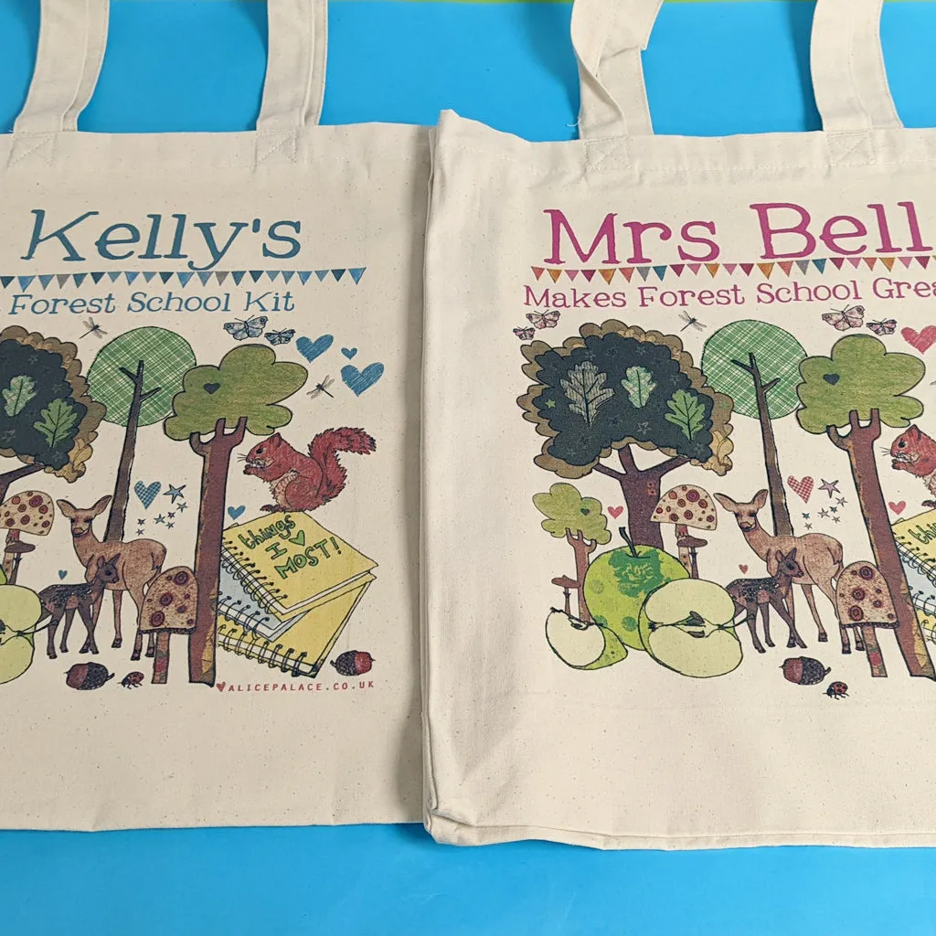 Personalised Forest School Bag