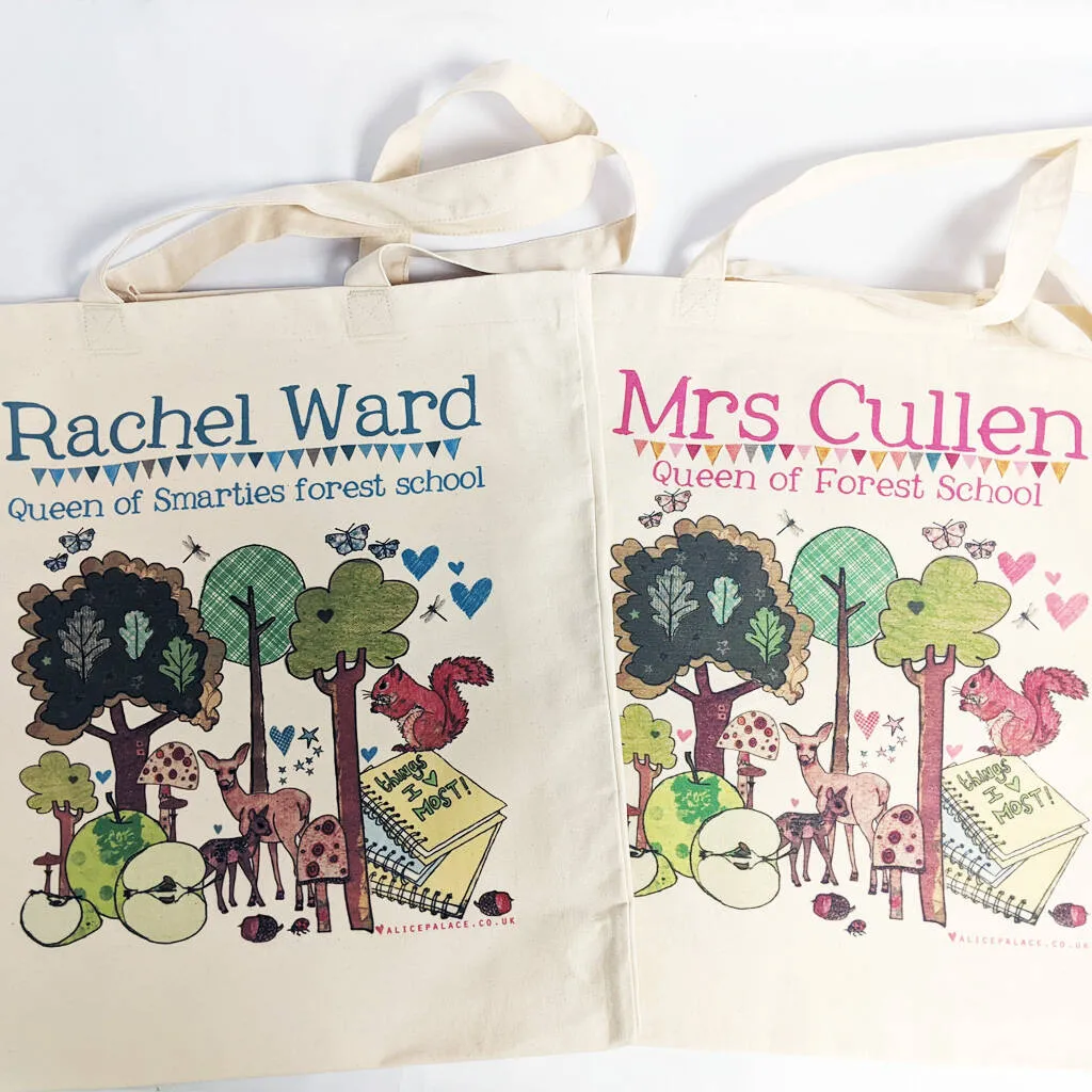 Personalised Forest School Bag