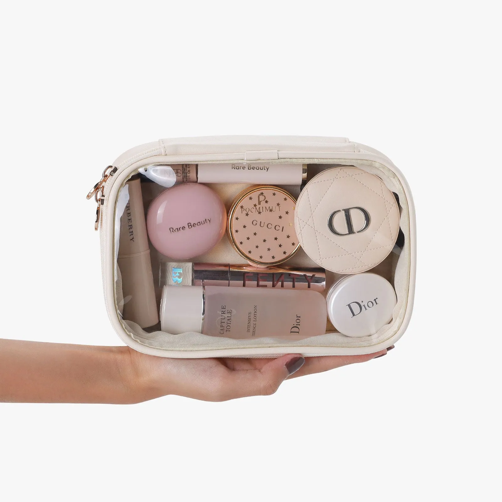 Pocmimut PU Leather Small Cosmetic Bag