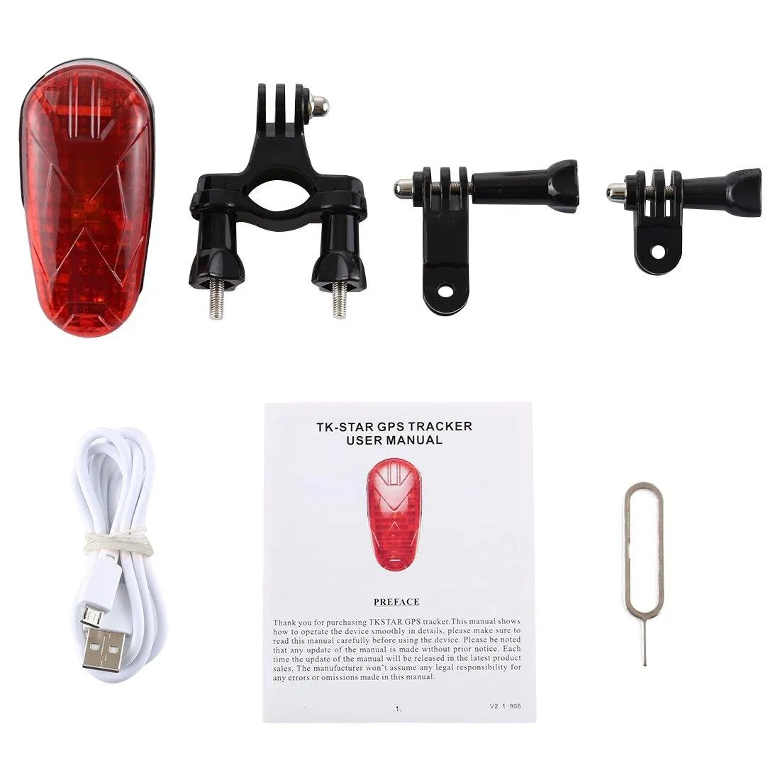 Potable Gps Tracking Bicycle Anti Theft LK906