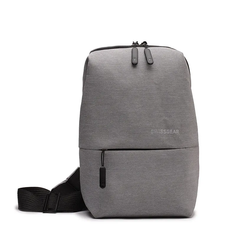 Pure Color Shoulder Chest Bag