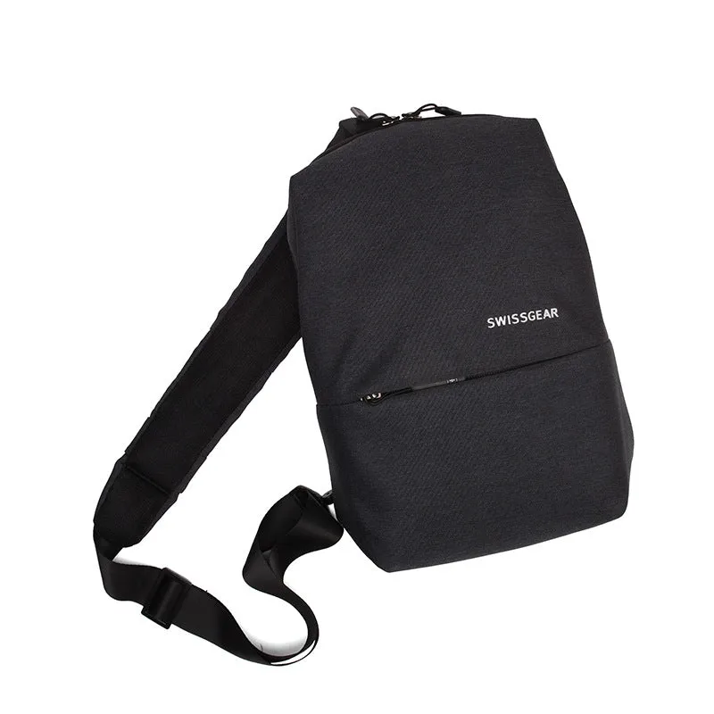 Pure Color Shoulder Chest Bag