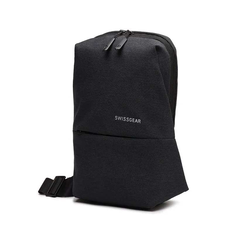 Pure Color Shoulder Chest Bag