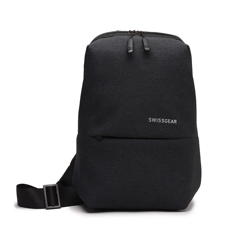 Pure Color Shoulder Chest Bag