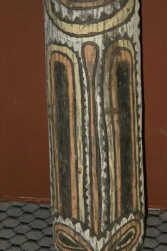 RARE KANINGARA CLAN WARRIOR ARROW DEFLECTOR WAR SHIELD SEPIK PAPUA GUINEA 9A39