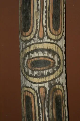 RARE KANINGARA CLAN WARRIOR ARROW DEFLECTOR WAR SHIELD SEPIK PAPUA GUINEA 9A39