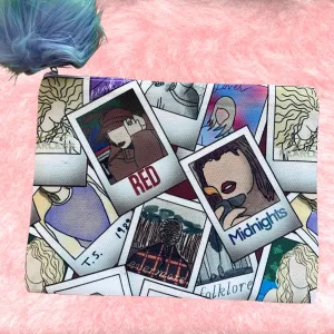 Retro Polaroid Albums Canvas Makeup Bag