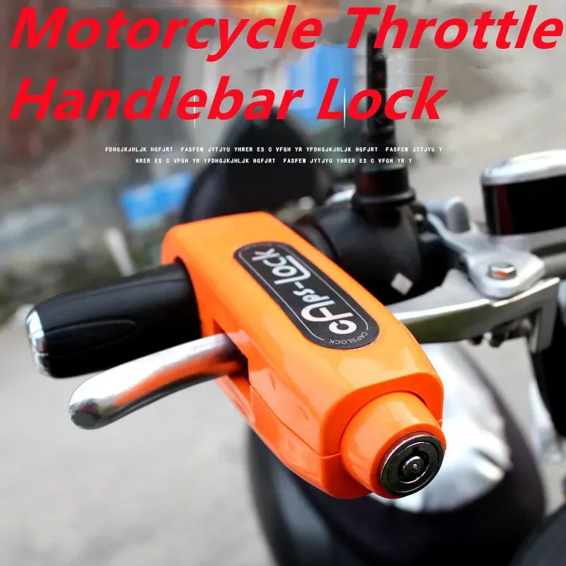 RideGuard Motorcycle Throttle Handlebar Lock