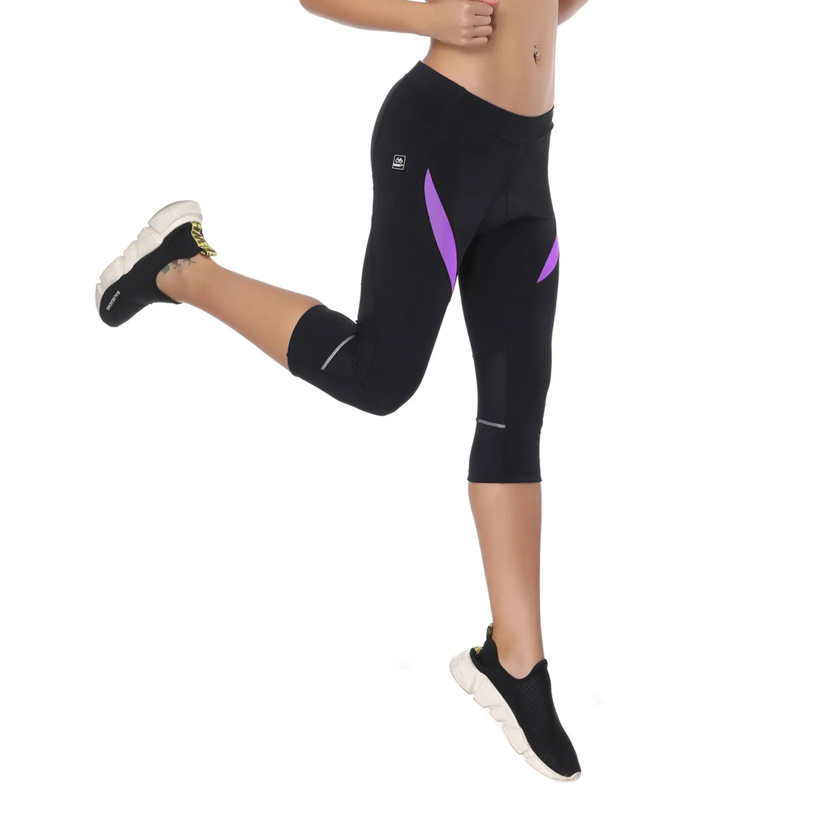 Santic AoDai Purple Women Padded Cycling Shorts