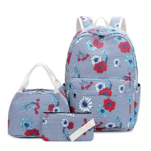 School Backpack for Teen Girls Lightweight Kids Girls School Bookbags Backpack Set