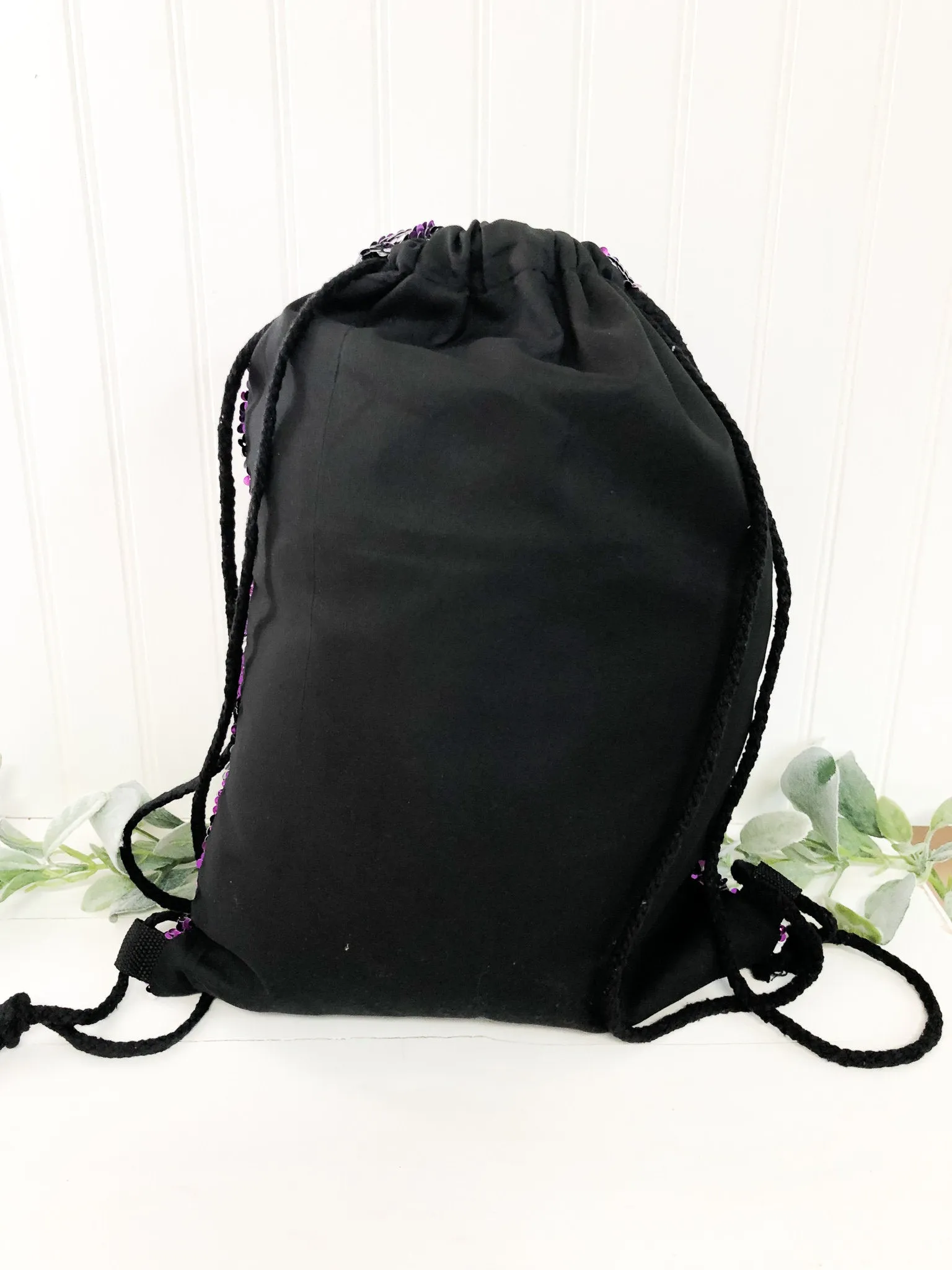 Sequin Backpack - Personalized Unicorn Back Pack - Mermaid Sequin Drawstring Bag