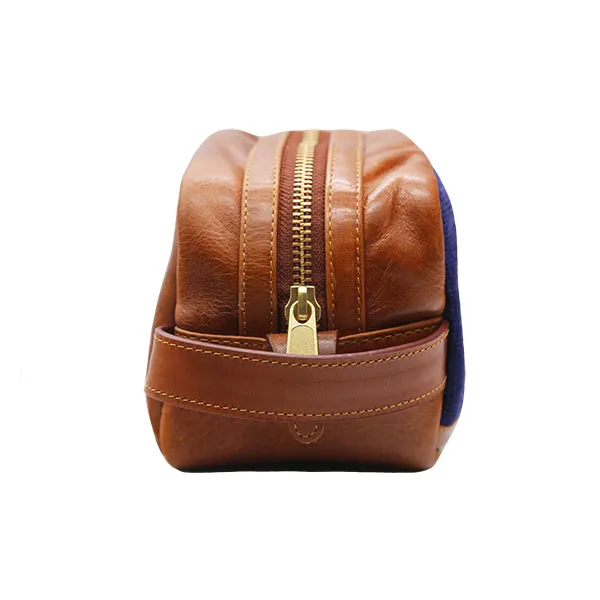 Southern Sportsman Pattern Toiletry Bag - Navy