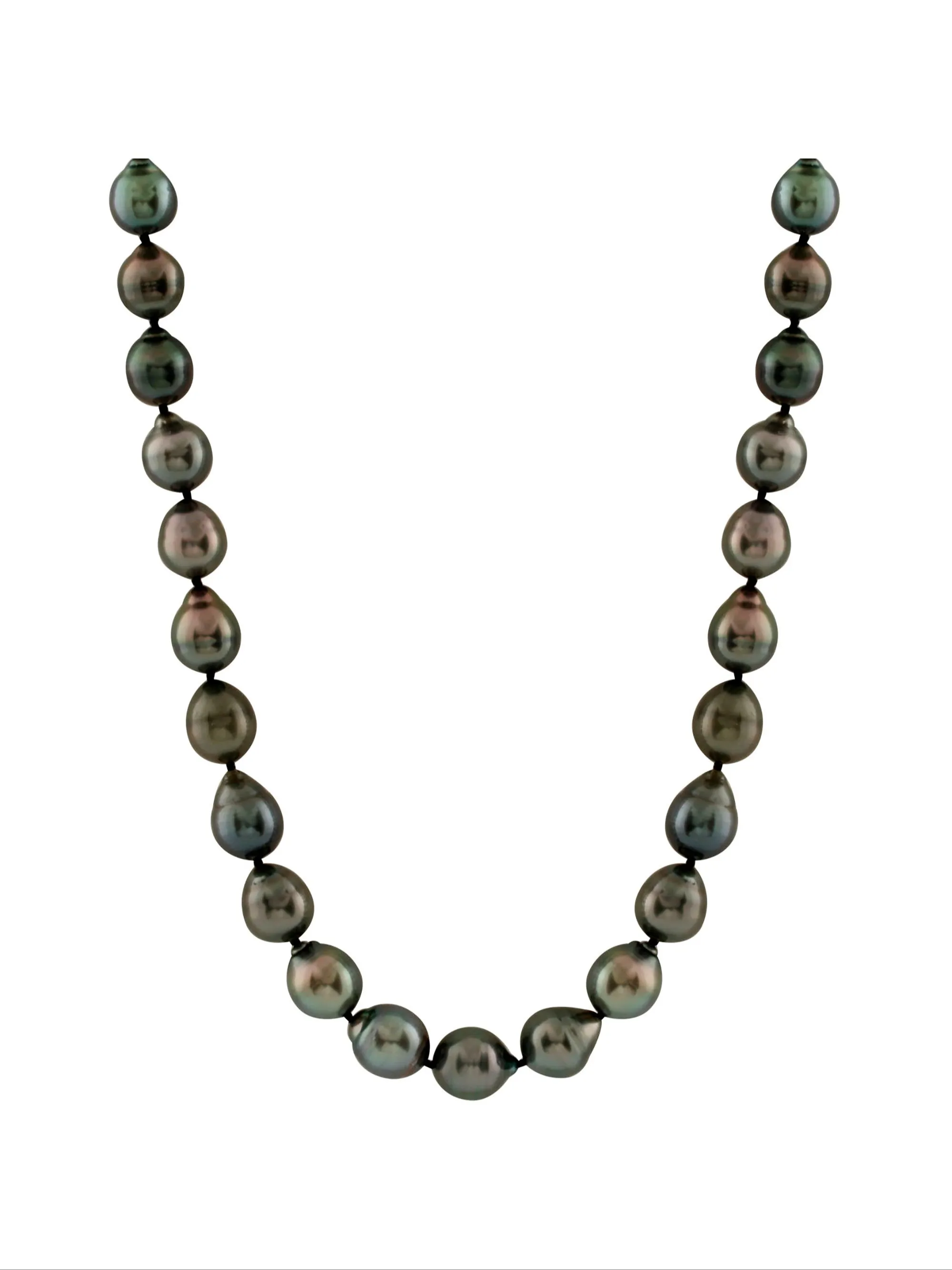 Splendid Pearls Baroque Tahitian Necklace