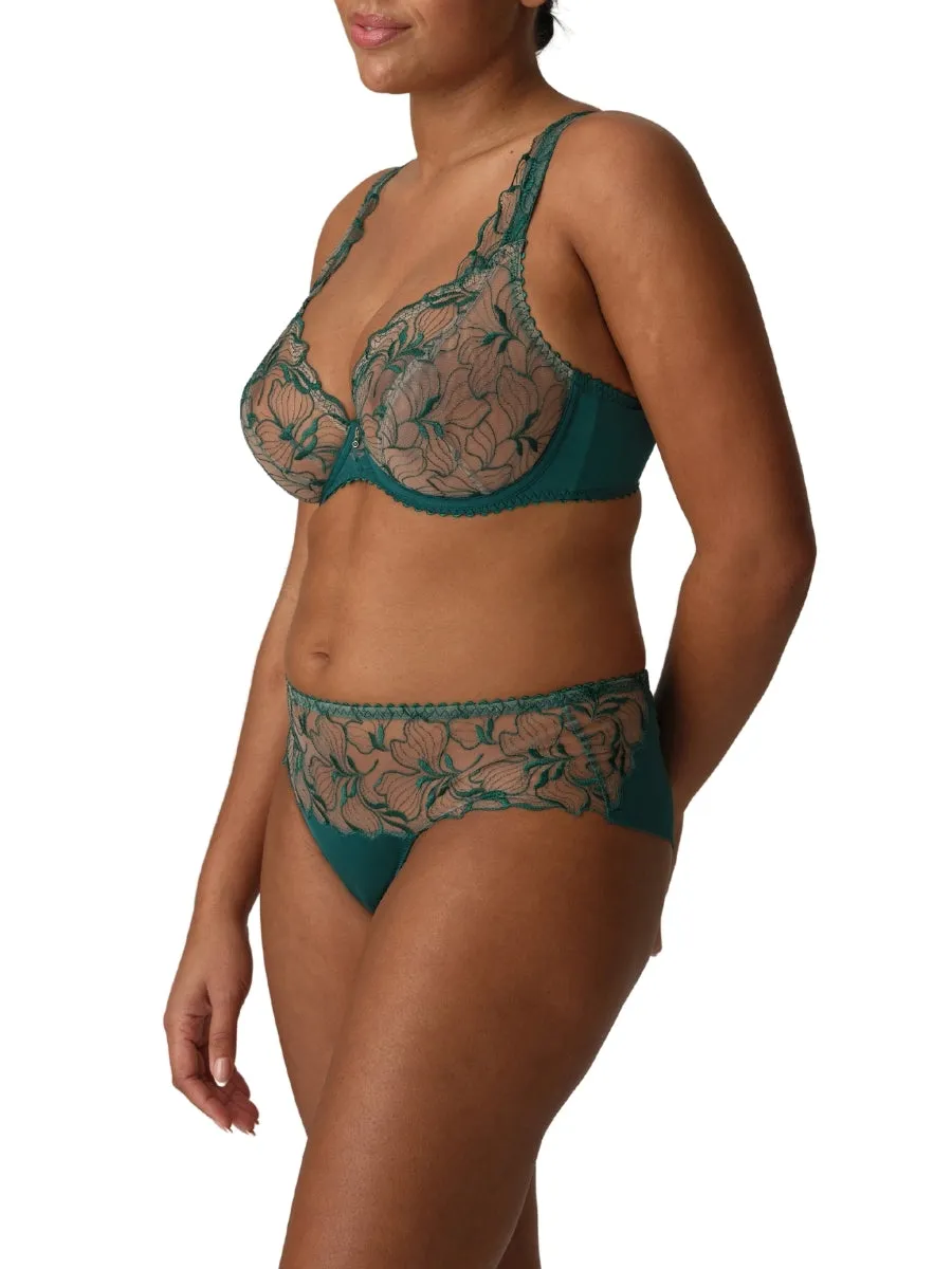 Springdale Plunge Bra - Jasper Green