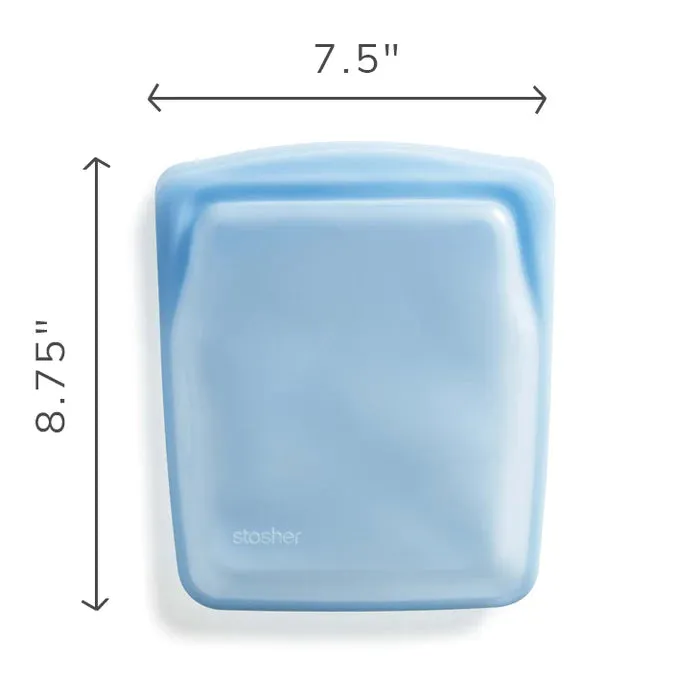 Stasher Reusable Silicone Bag - QUART BAG