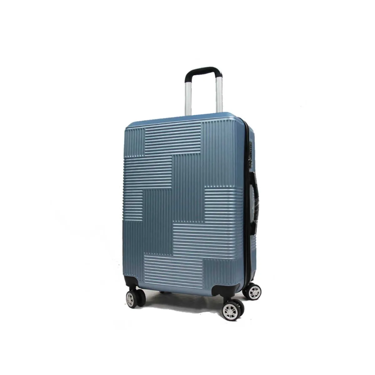 Trenchant ABS PC Anti-theft Expandable Zipper Luggage with 8 Spinner Wheels TSA Lock