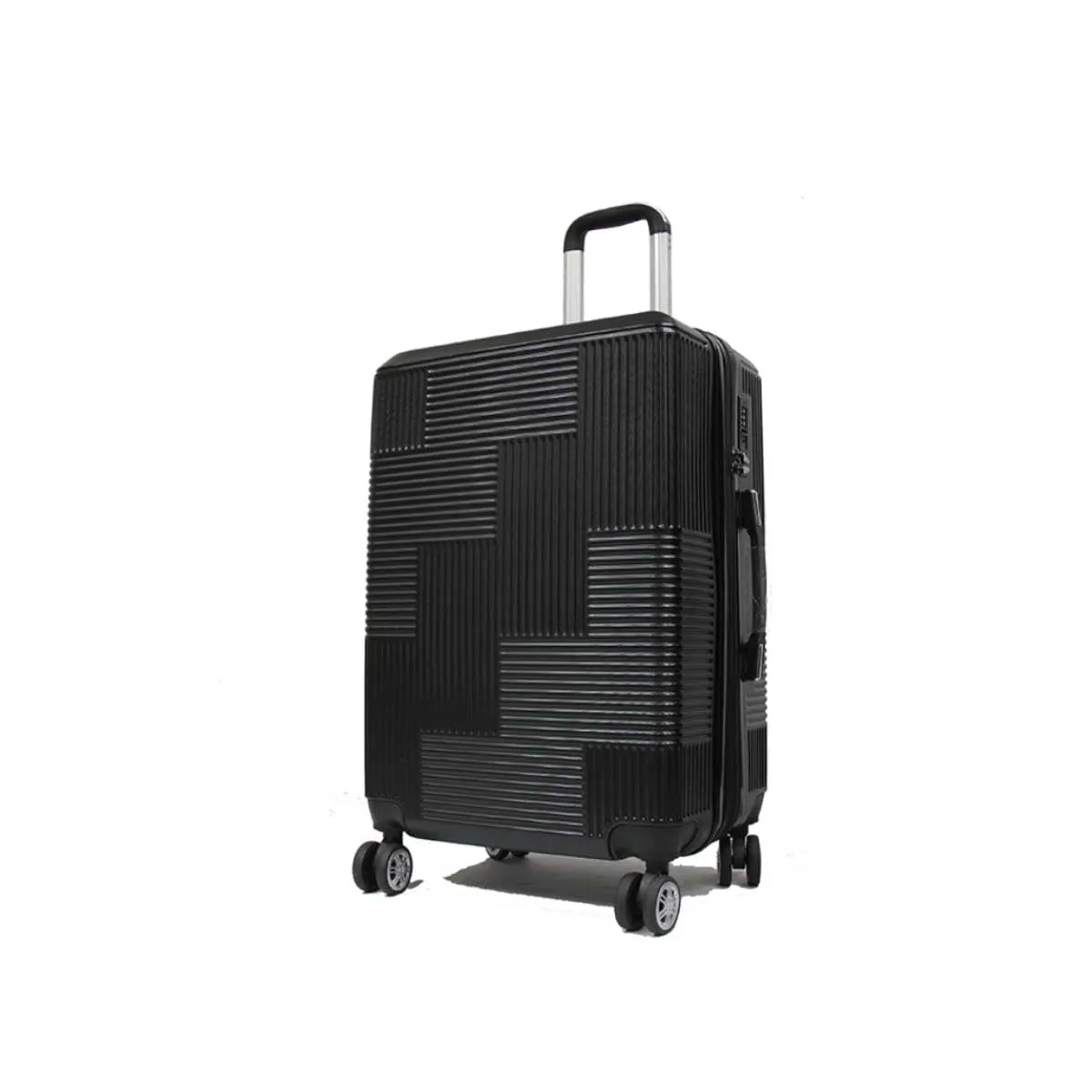 Trenchant ABS PC Anti-theft Expandable Zipper Luggage with 8 Spinner Wheels TSA Lock