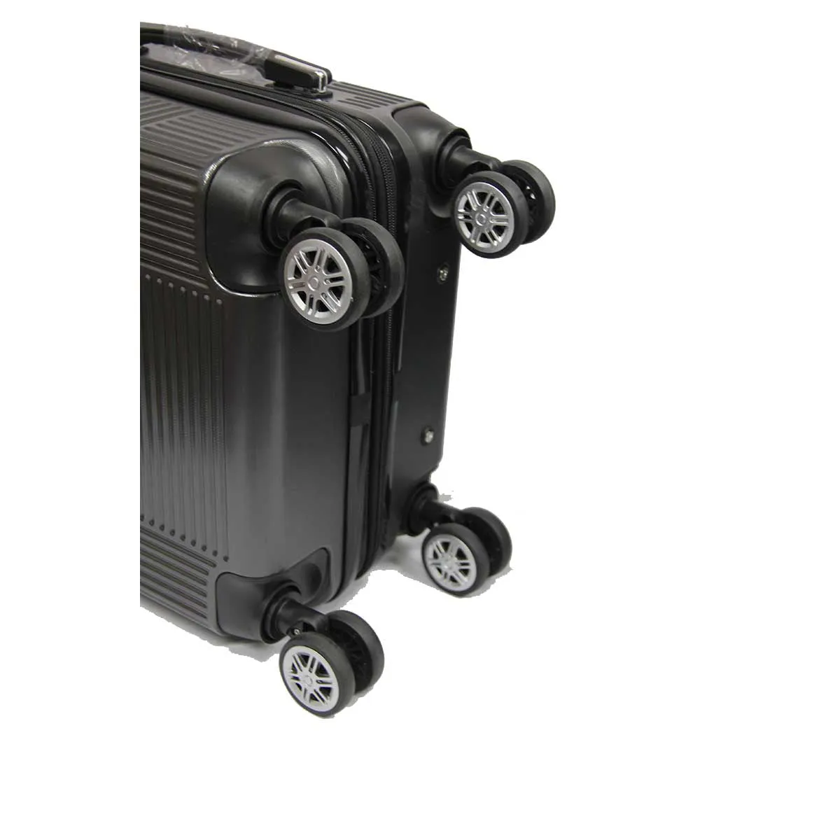 Trenchant ABS PC Anti-theft Expandable Zipper Luggage with 8 Spinner Wheels TSA Lock