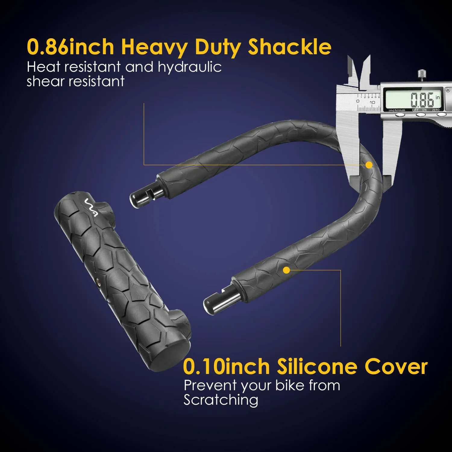 U-LOCK 20mm Heavy Duty Combination 4ft Length Security Cable