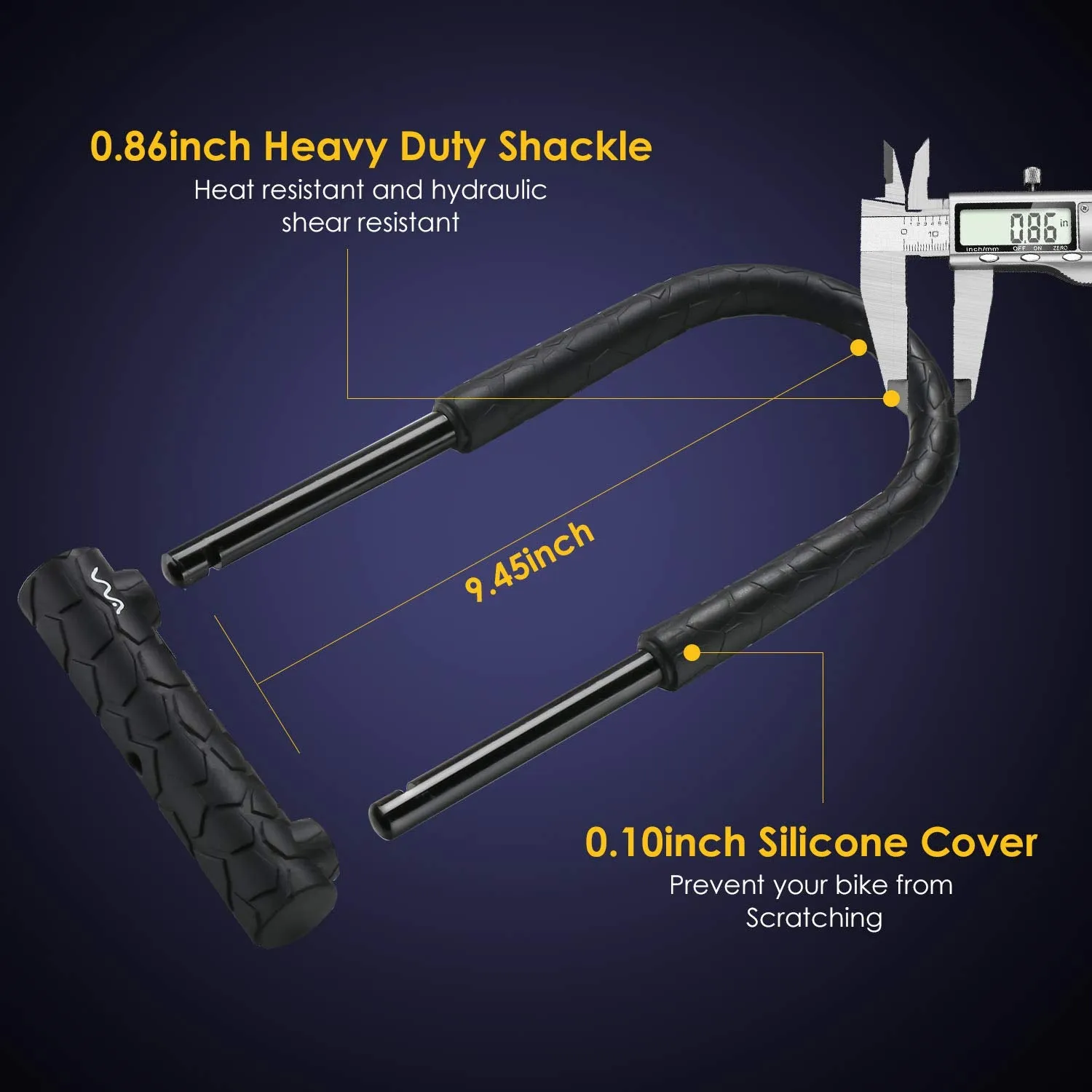 U-LOCK 20mm Heavy Duty Combination 4ft Length Security Cable