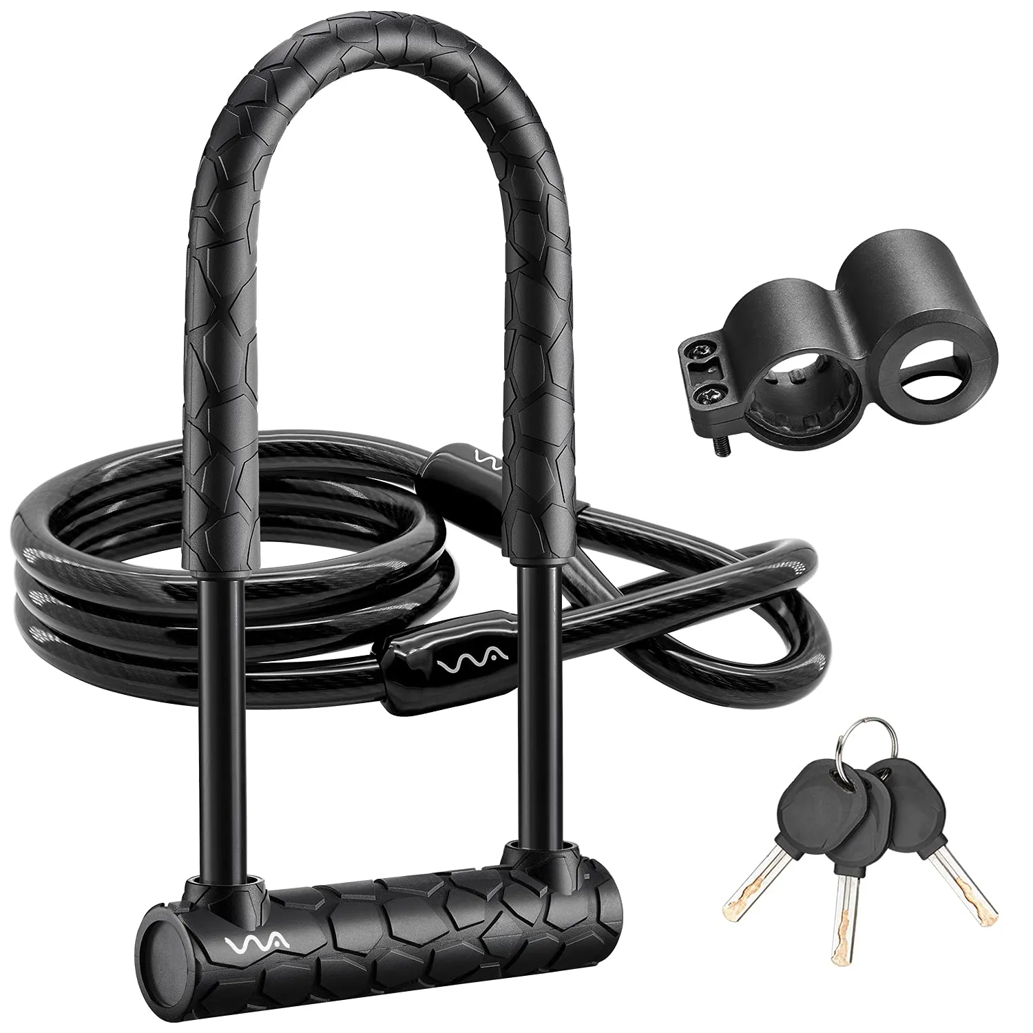 U-LOCK 20mm Heavy Duty Combination 4ft Length Security Cable