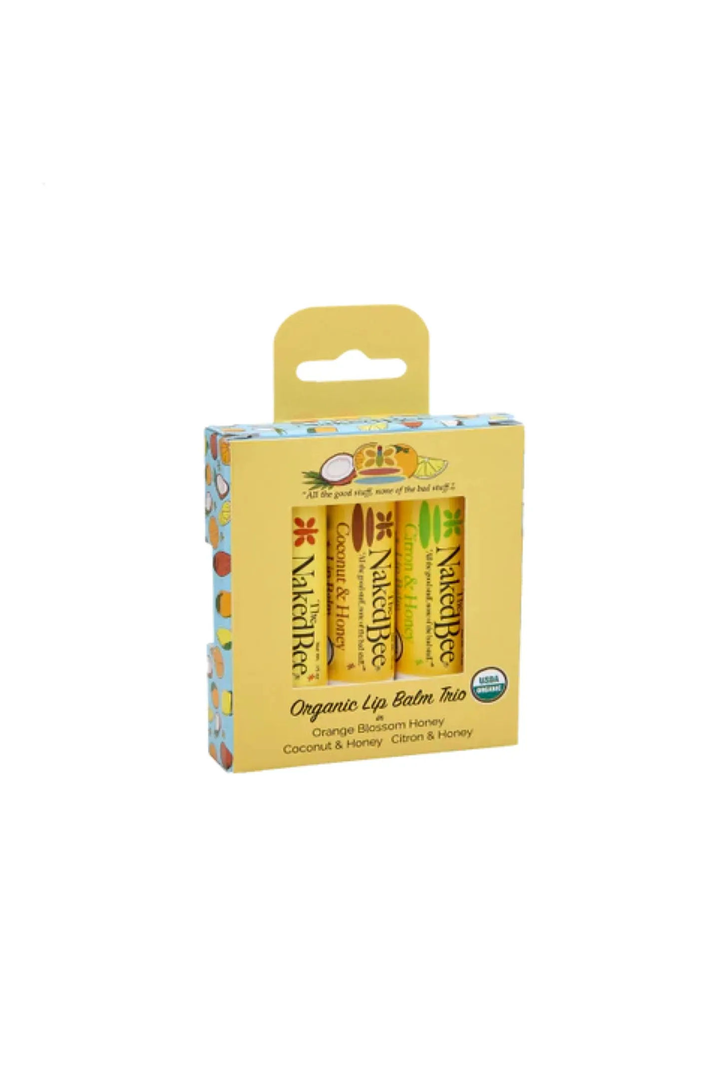 USDA Organic Lip Balm Trio by Naked Bee