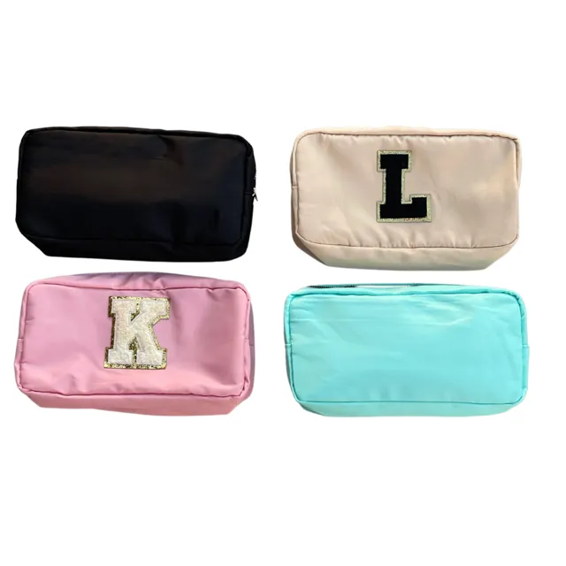 Varsity Nylon Makeup Bags