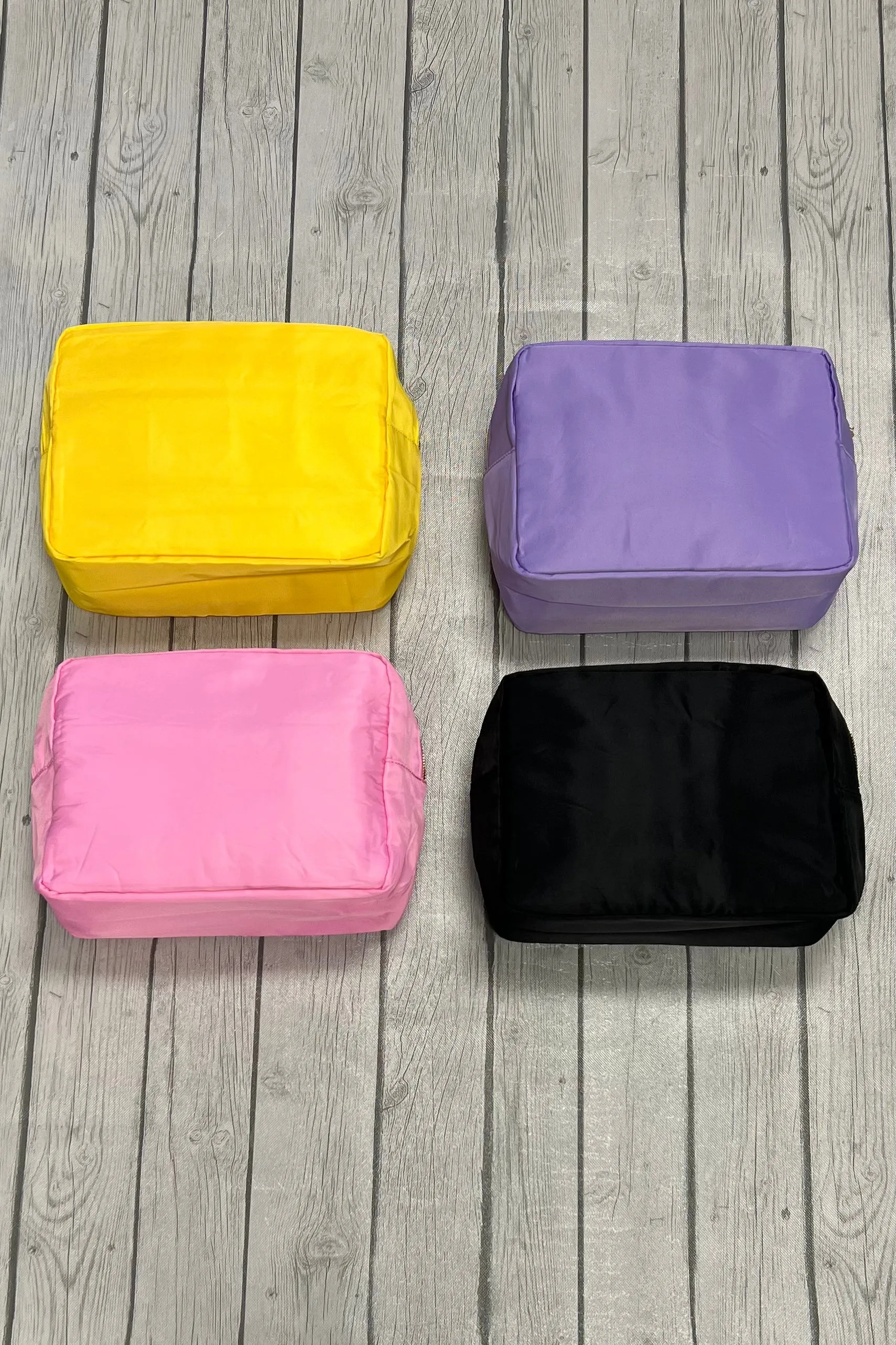 Varsity Nylon Makeup Bags
