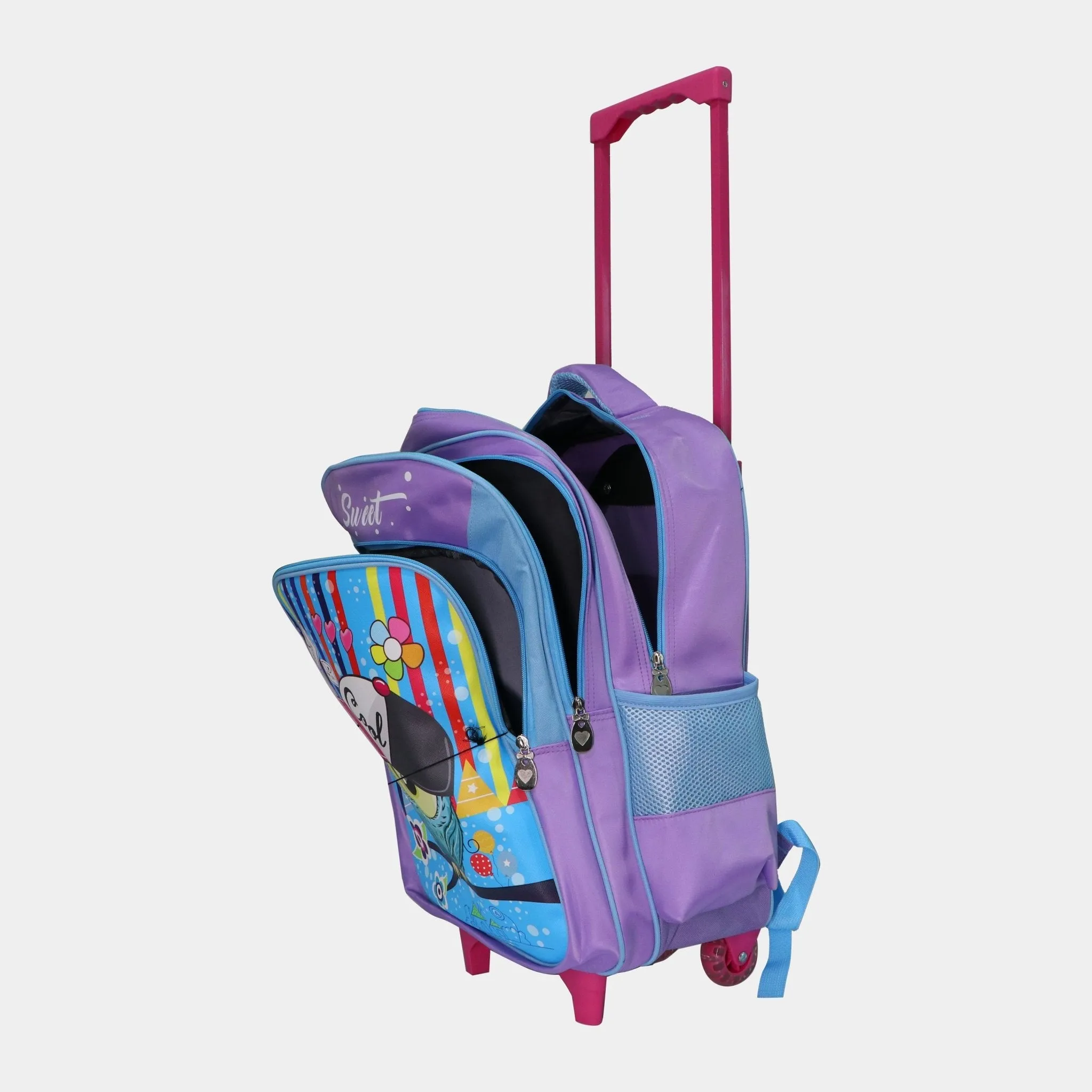 Wheeled School Bags Set of 3-Owl Cool