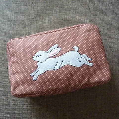 White Rabbit Cosmetic Bag